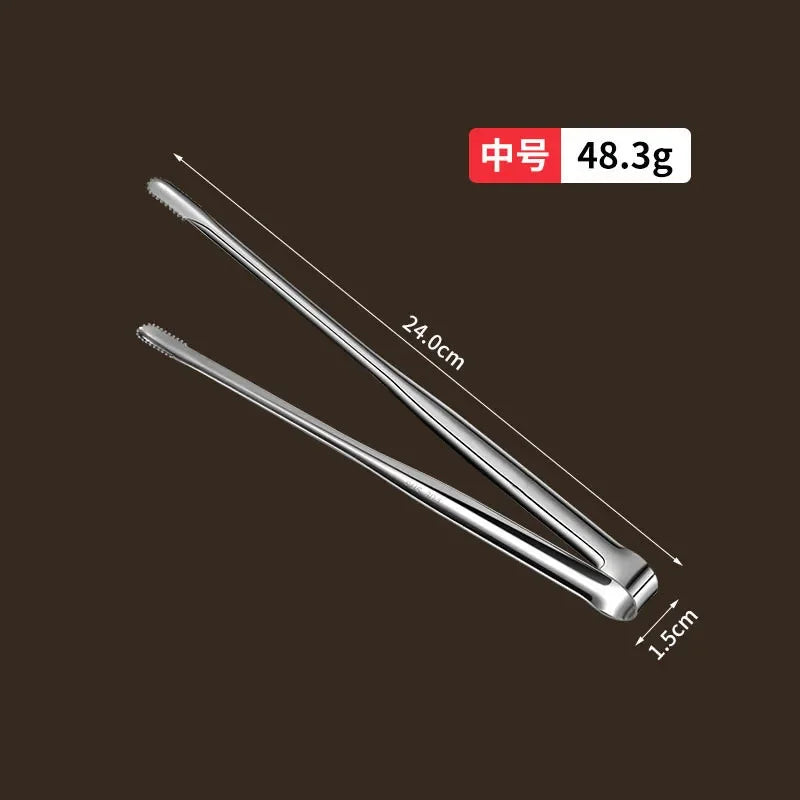Stainless Steel Barbecue Tongs Japanese Bread Tongs Food