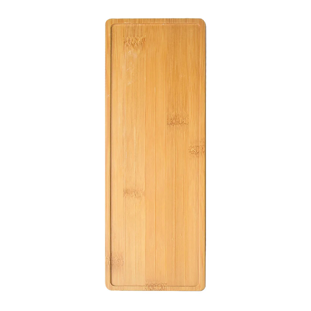 Rectangle Natural Bamboo Tray Plant Succulent Pot Saucer