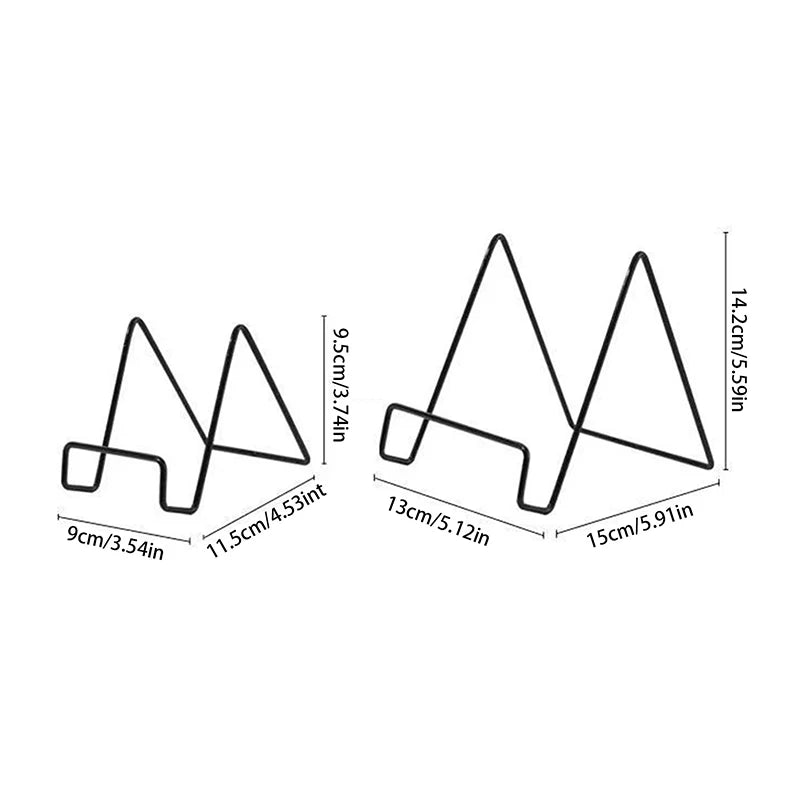 Iron Art Magazine Display Stand Dish Rack Plate