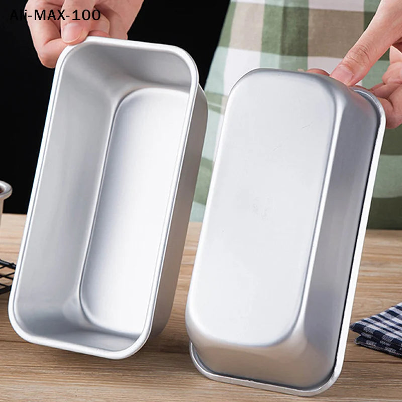 Ays 1pc Rectangular Mold Aluminum Alloy Lunch Meat