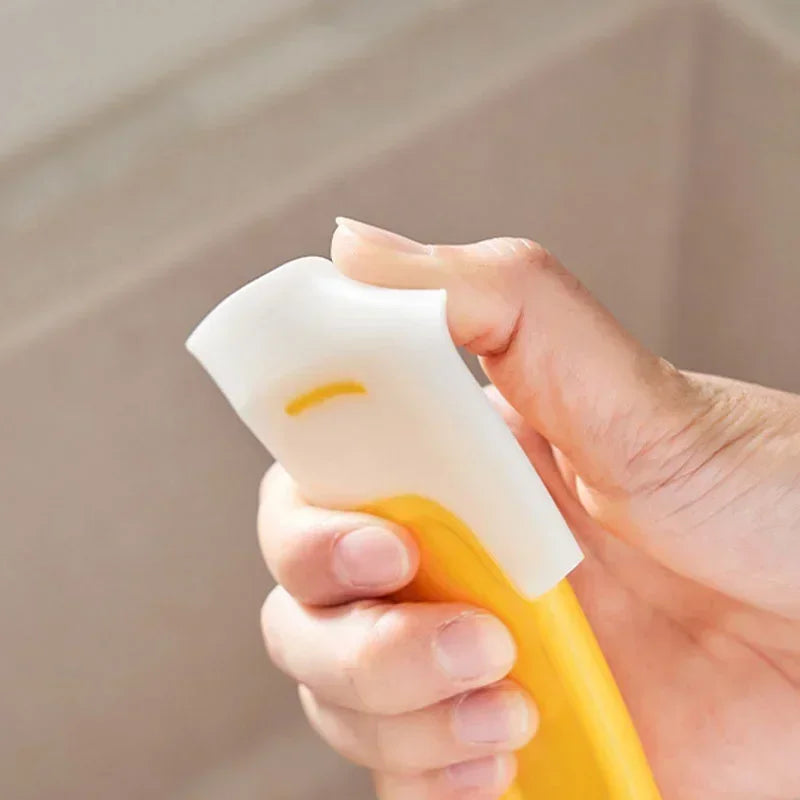 Cleaning Silicone Spatula Scraper Soft Blade Scraper Brush