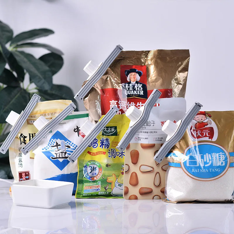 Pp Plastic Food Bag Sealing Clip Spout Moisture