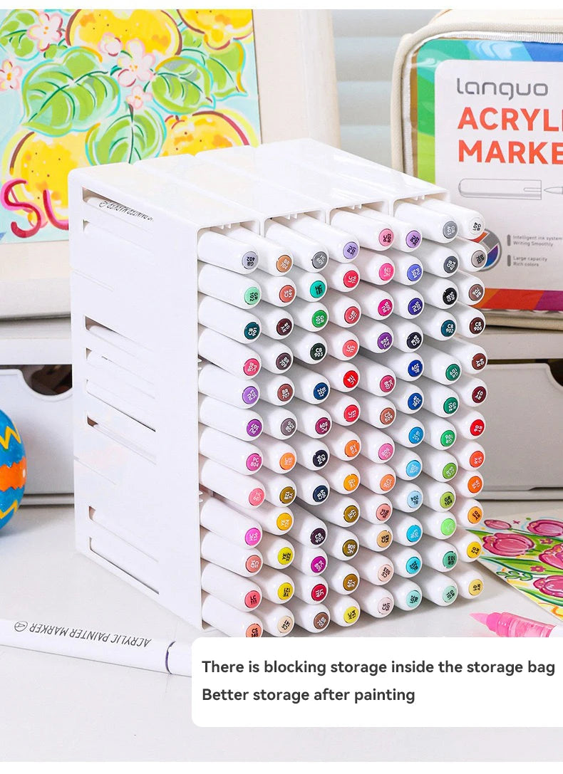 Languo 207/240/288 Colors Direct Liquid Acrylic Paint Pens