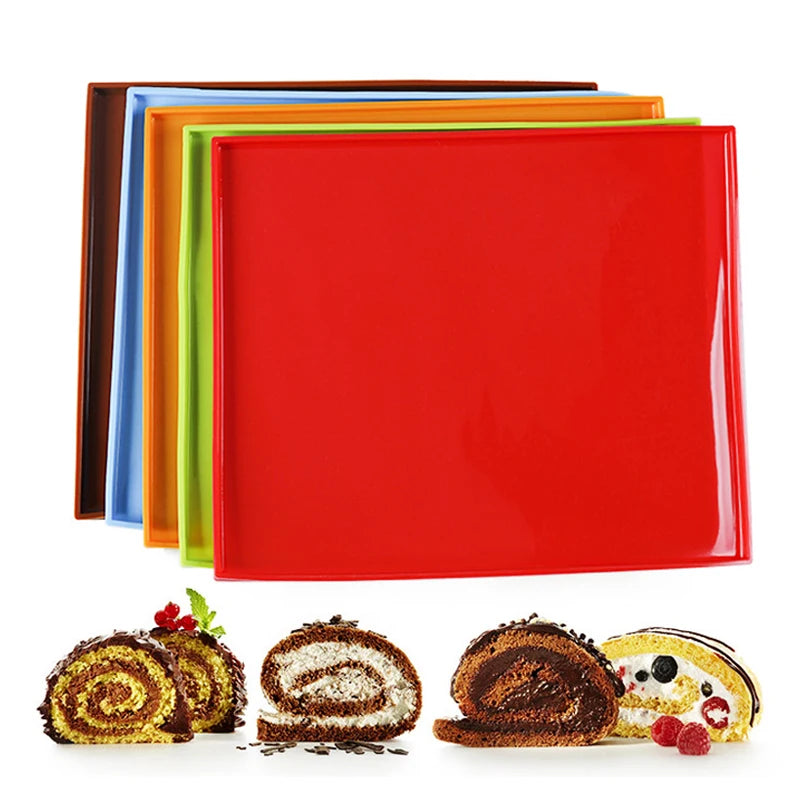 Silicone Baking Mat Swiss Roll Mat Non-Stick Cake