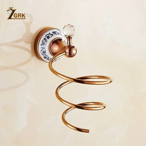 Zgrk Luxury Bathroom Hardware Wall Mount Rose Gold