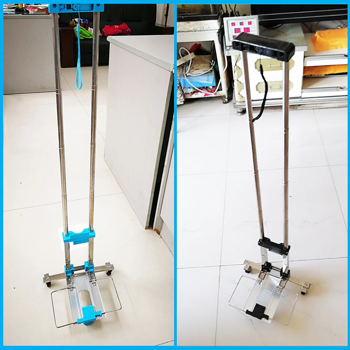 Mini Foldable Moving Trailer Stainless Steel Cart Shopping