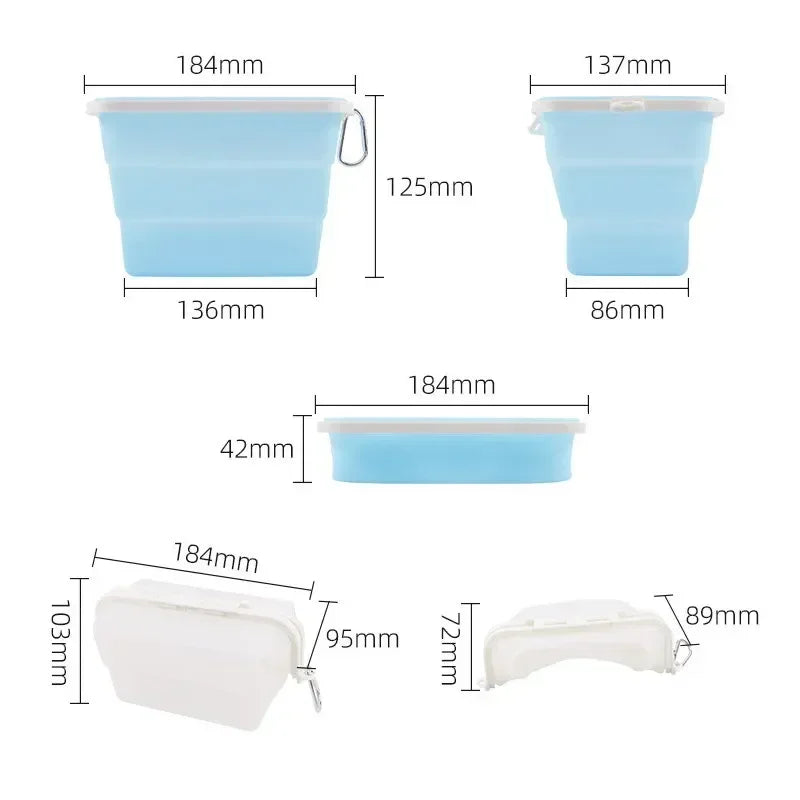 Travel Silicone Premium Reusable Food Storage Bags Food