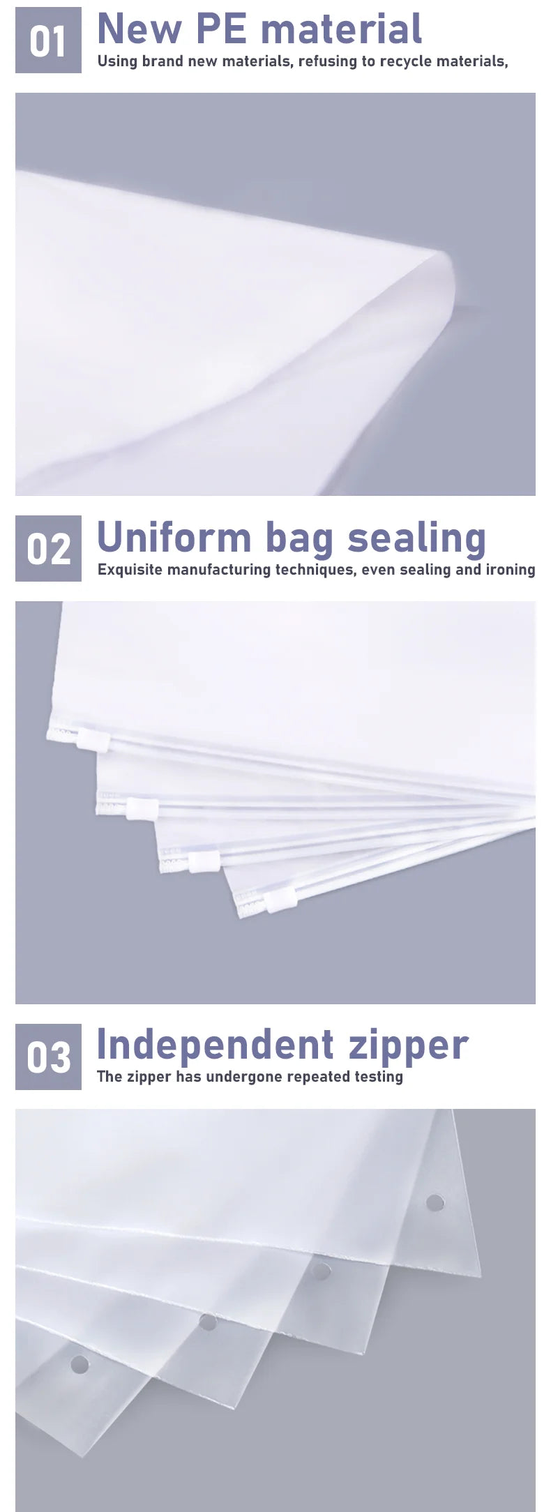 Customized Logo Clothing Packaging Bag Frosted Zipper Bag
