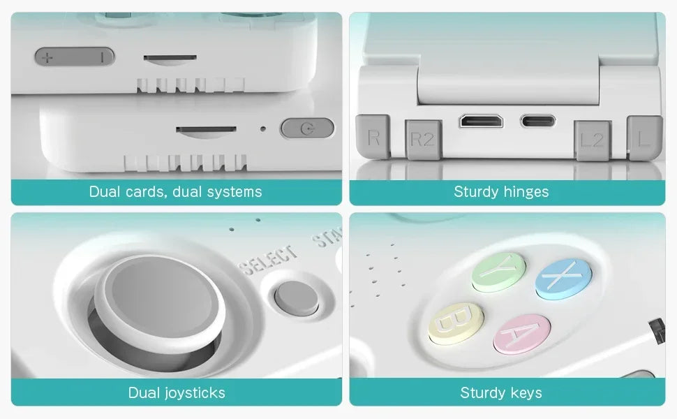 Brand Miyoo Flip V2 Handheld Game Players Ips
