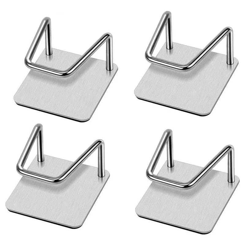 Stainless Steel Sink Sponges Holder Self Adhesive Drain