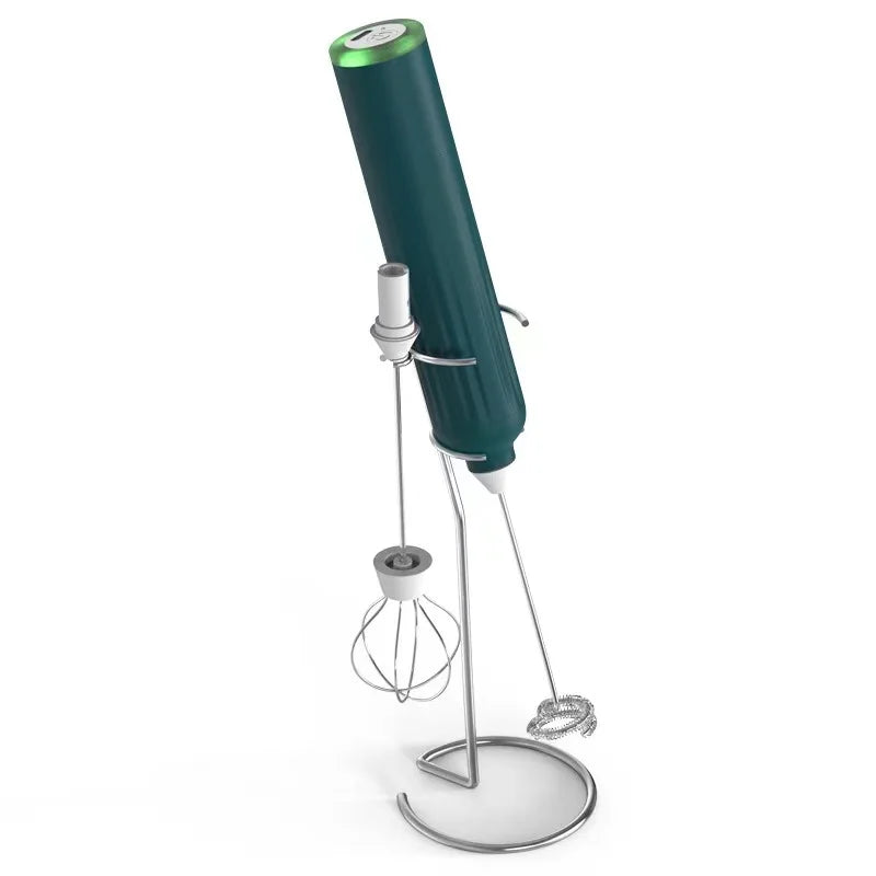 Handheld Electric Milk Frother Egg Mixer Stand Usb