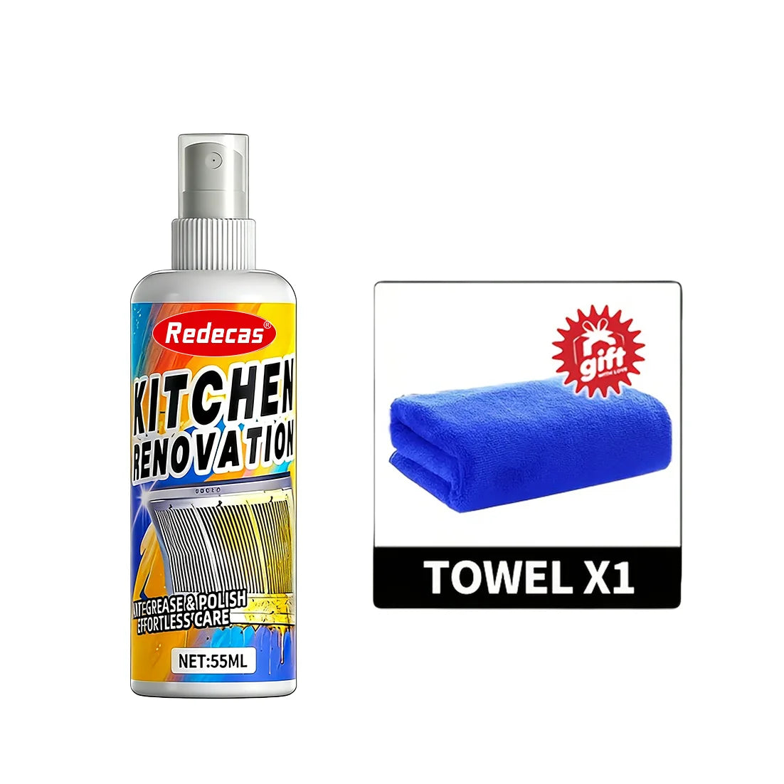 Heavy-Duty Degreaser Dissolve Tough Grease Range Hood Stove