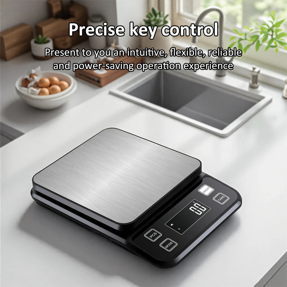 3/5/10kg 1g Digital Electronic Scale Lcd Display Fully