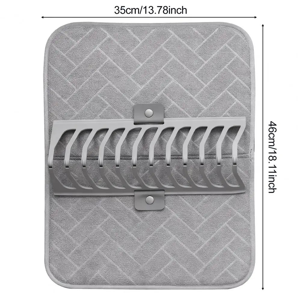 Folding Drain Pad Air Circulation Drying Mat Super