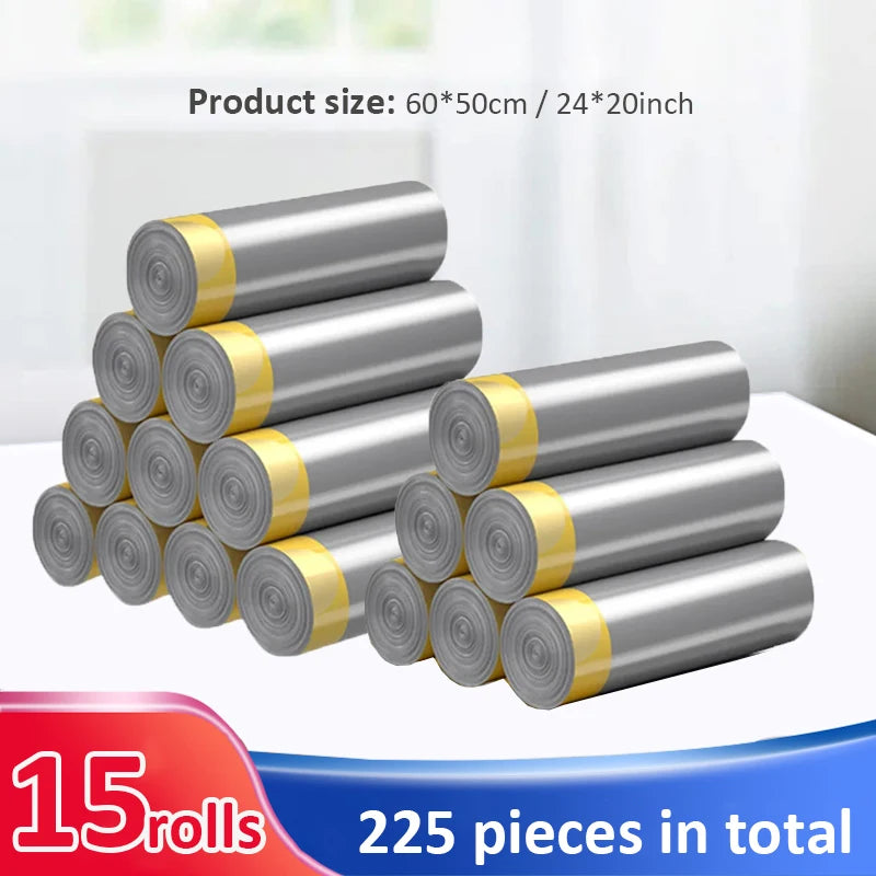5/10/15/20 Rolls Drawstring Trash Bags Trash Can Thicken