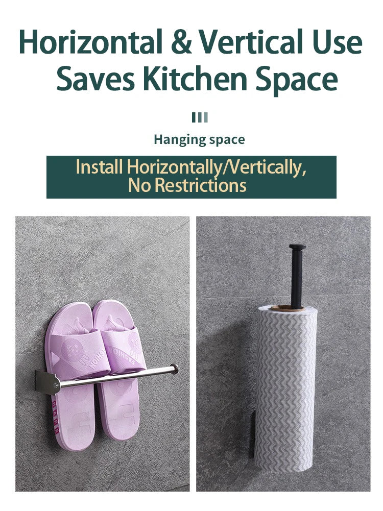 Towel Holder Stainless Steel Paper Towel Holder Under