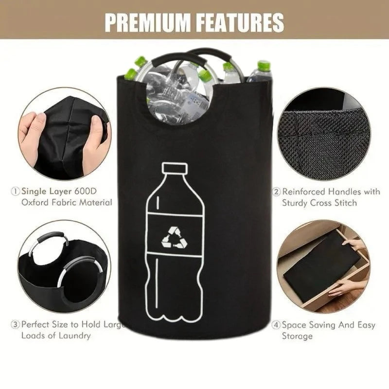 1-3pcs Folding Storage Bag 82l Large Capacity Empty