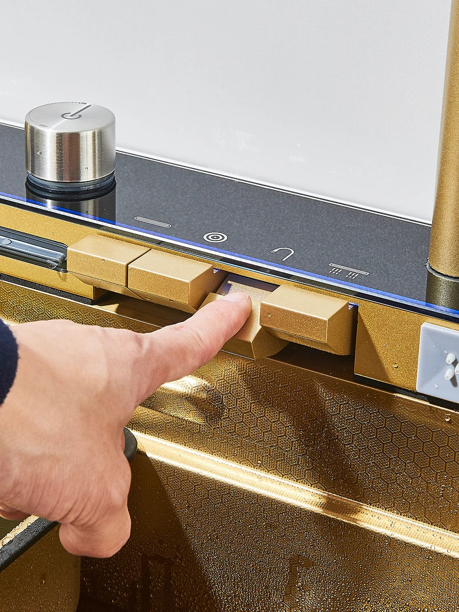 304 Stainless Steel Waterfall Sink Large Slot Integrated