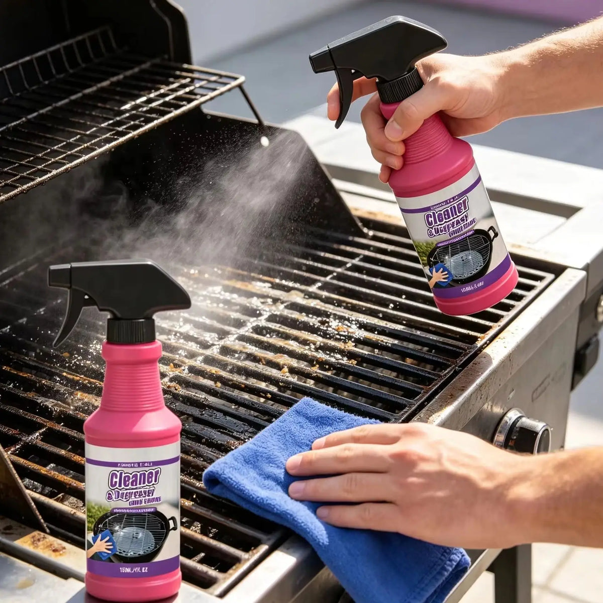 Bbq Grill Cleaner Grease Smoky Stain Remover Degreaser