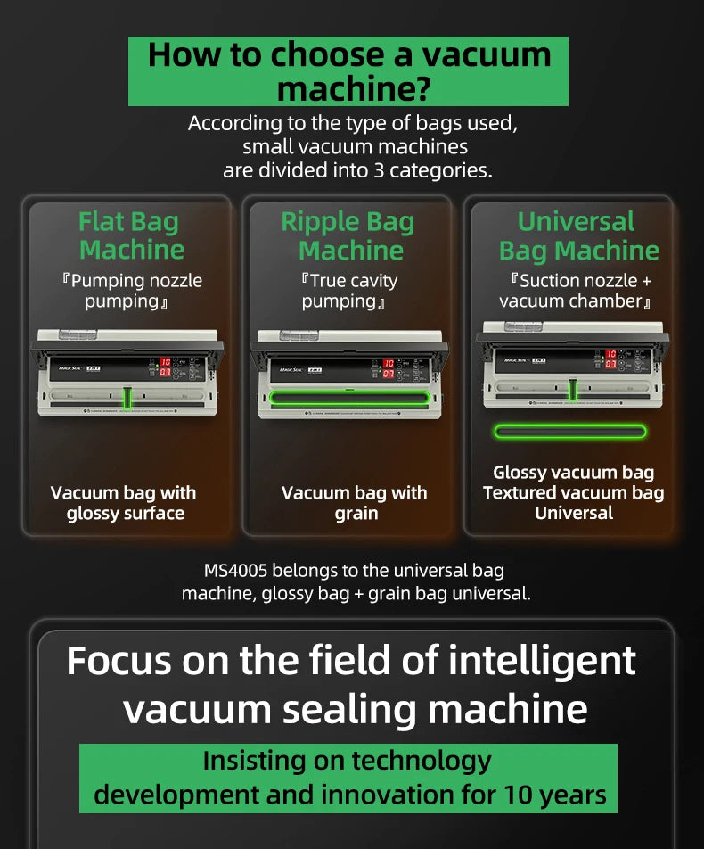 Magic Seal Ms4005 Commercial Vacuum Sealer Machine Automatic