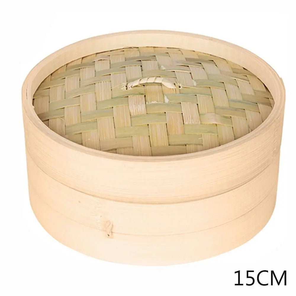 10/15/20cm Cooking Bamboo Steamer Dumpling Food Steamer Lid