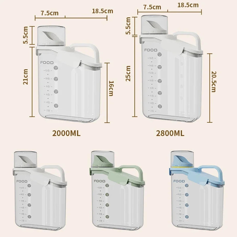 Airtight Food Storage Containers Cereal Dispenser Cereal