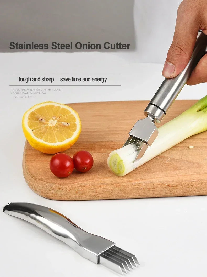 Scallion Cutter Shred Knife Stainless Steel Graters Cutter
