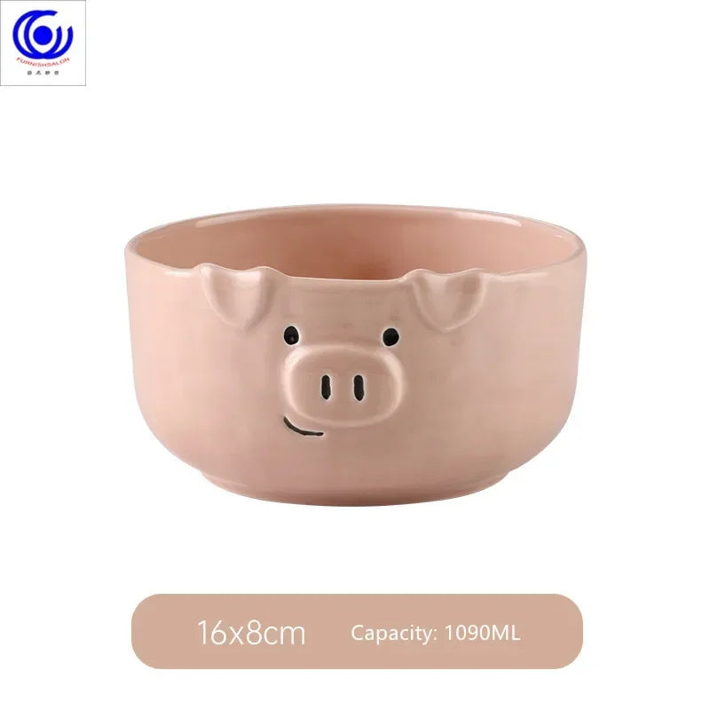 Cute Dish Ceramic Japanese Cartoon Tableware Creative Personality
