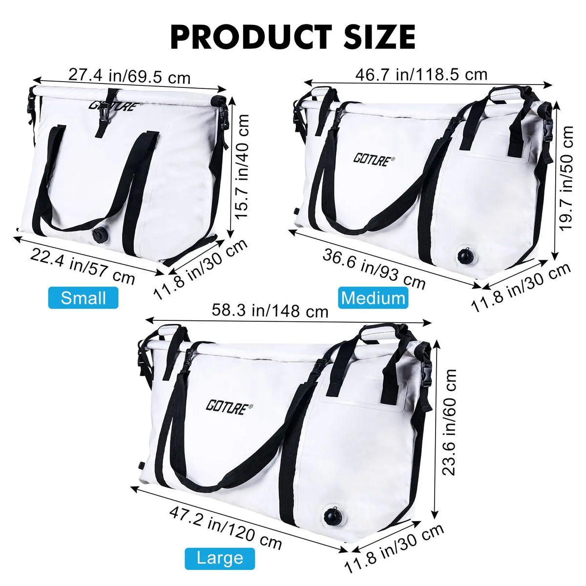 Goture Eva Fishing Bag Outdoor Live Fish Ice