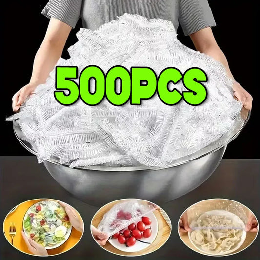 Reusable Disposable Food Cover Plastic Wrap Durable Elastic