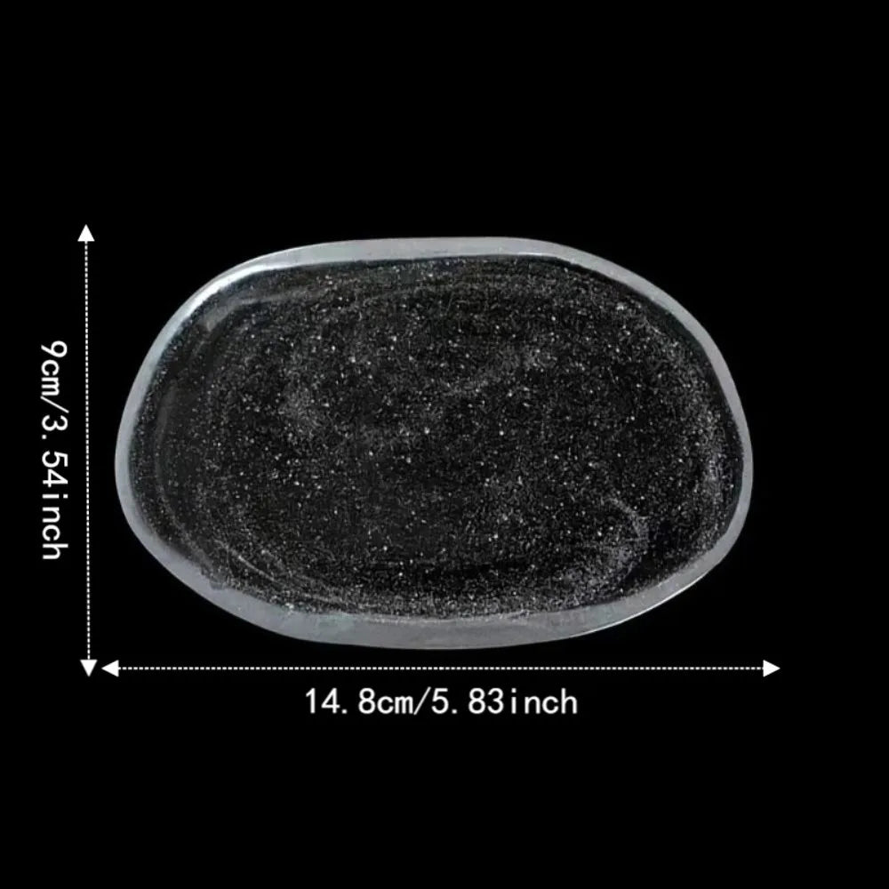 Multipurpose Oval Shape Glass Dessert Dish Heat-Resistant