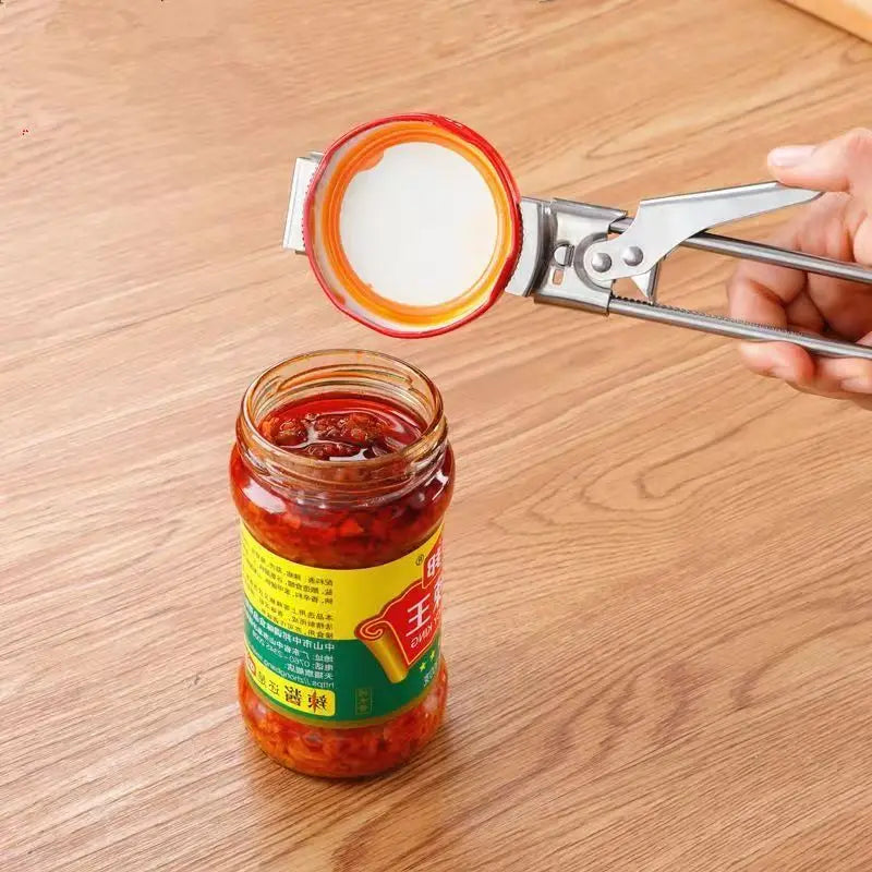 Adjustable Multi-Function Bottle Opener Stainless Steel Lids Off
