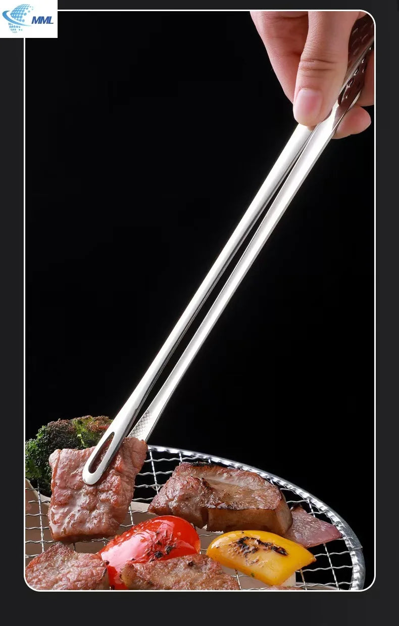 Stainless Steel Bbq Tongs Food Tongs Bbq Steak