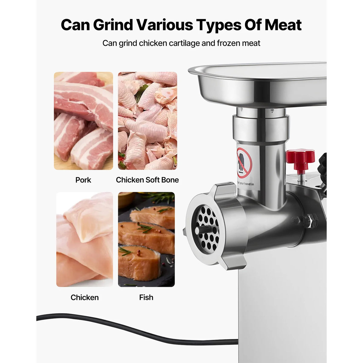Succebuy Meat Grinder Lbs-9 2lbs/Min Capacity Electric Meat