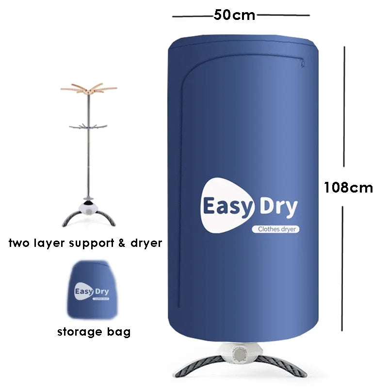 220v Electric Clothes Dryer Drying Rack Warm Air