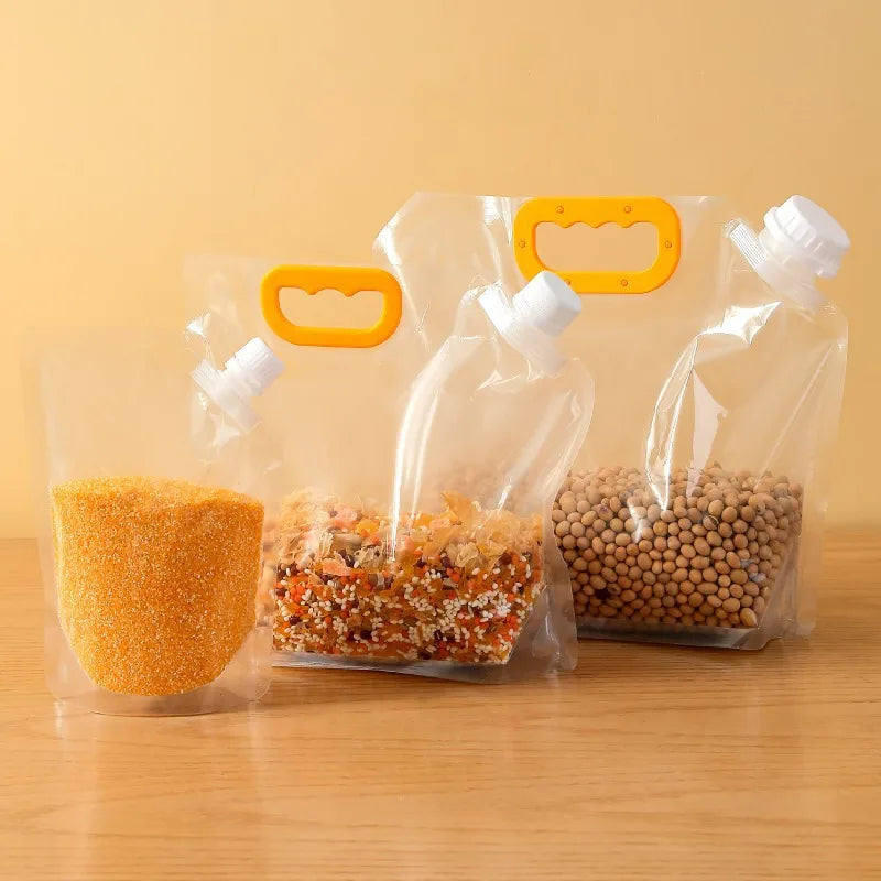 Sealable Grain Storage Bag Insect Proof Rice Dispenser