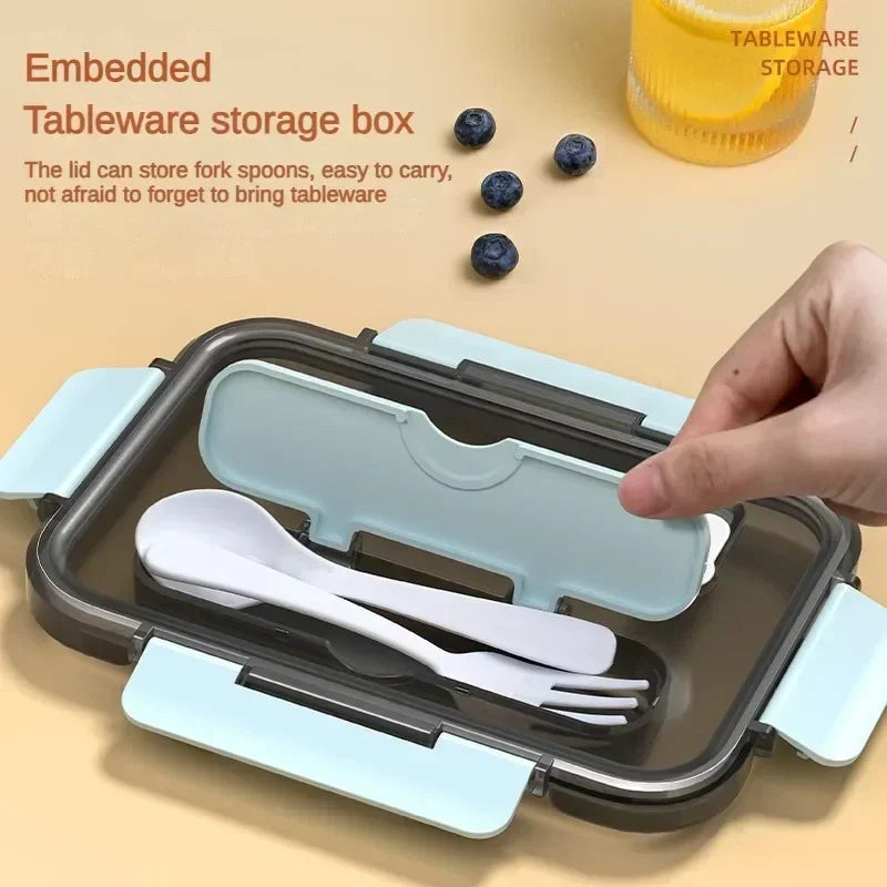 Compartment 1500ml Lunch Box Kids Students Office Bento