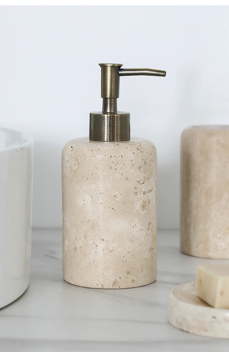 Ahunderjiaz-Wabi Sabi Style Soap Dispensers Bathroom Wash