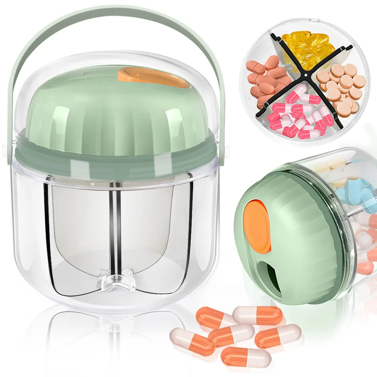 3pcs Ceramic Spice Container Storing Salt Sugar Pepper
