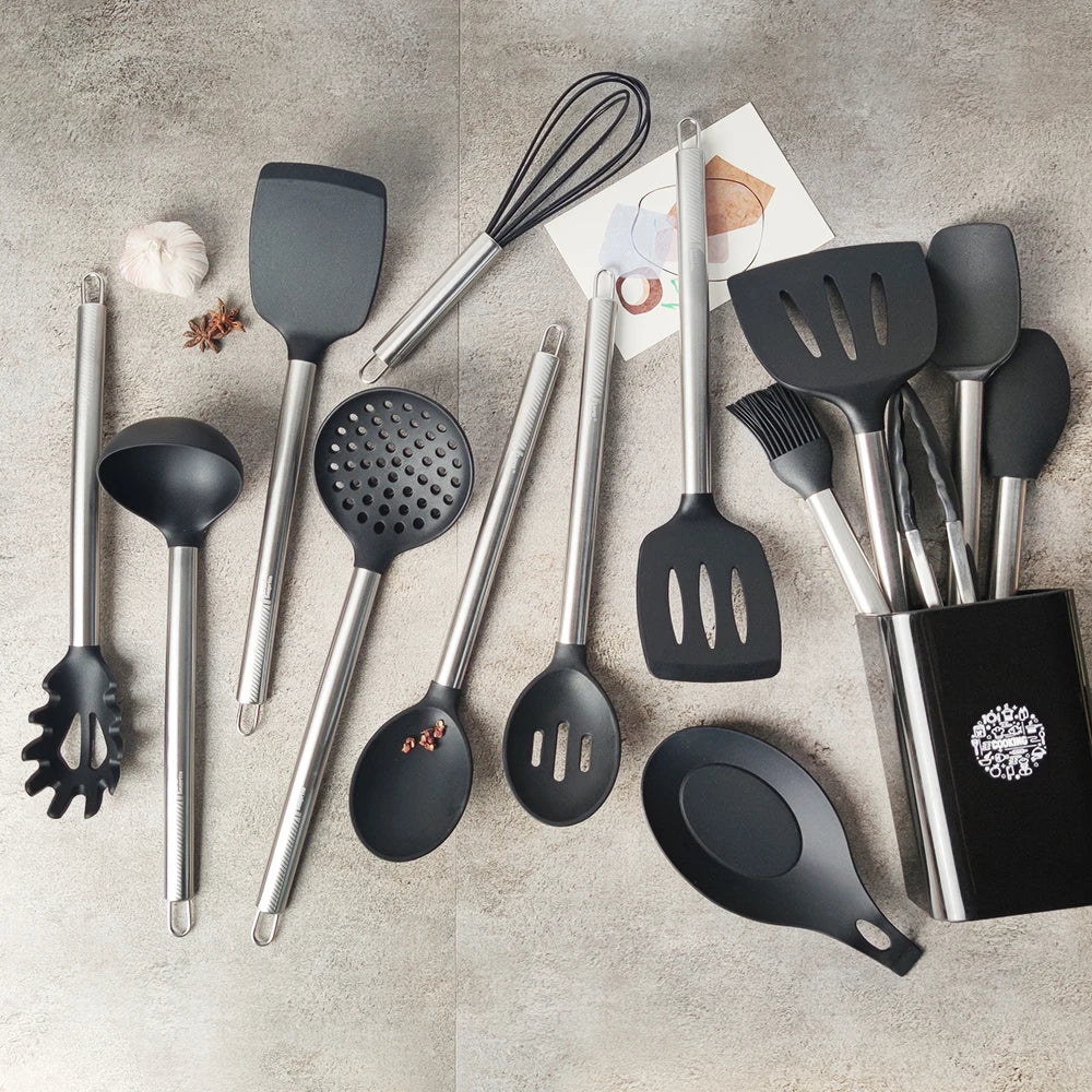 1-Pack Silicone Kitchenware Cooking Utensils Heat-Resistant