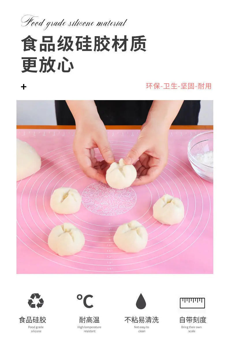 Silicone Baking Mat Pizza Dough Maker Pastry Cooking