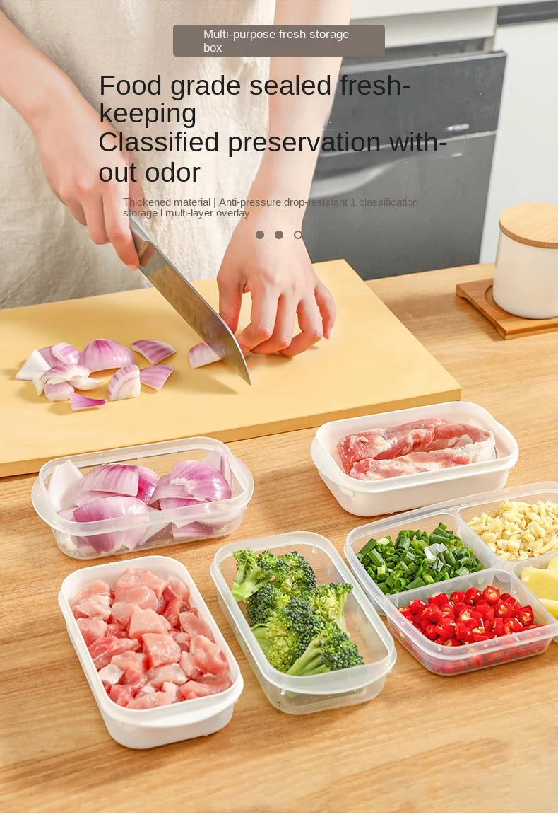 Refrigerator Food Storage Containers Sealed Box Freezer Seal