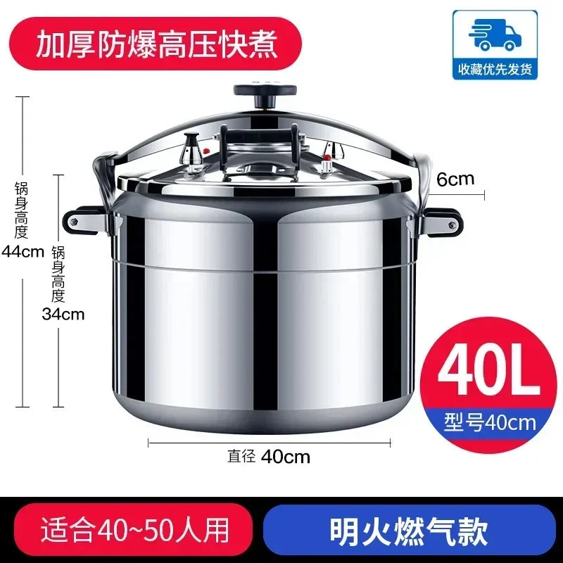 50l Commercial Pressure Cooker Thickened Large Capacity Gas