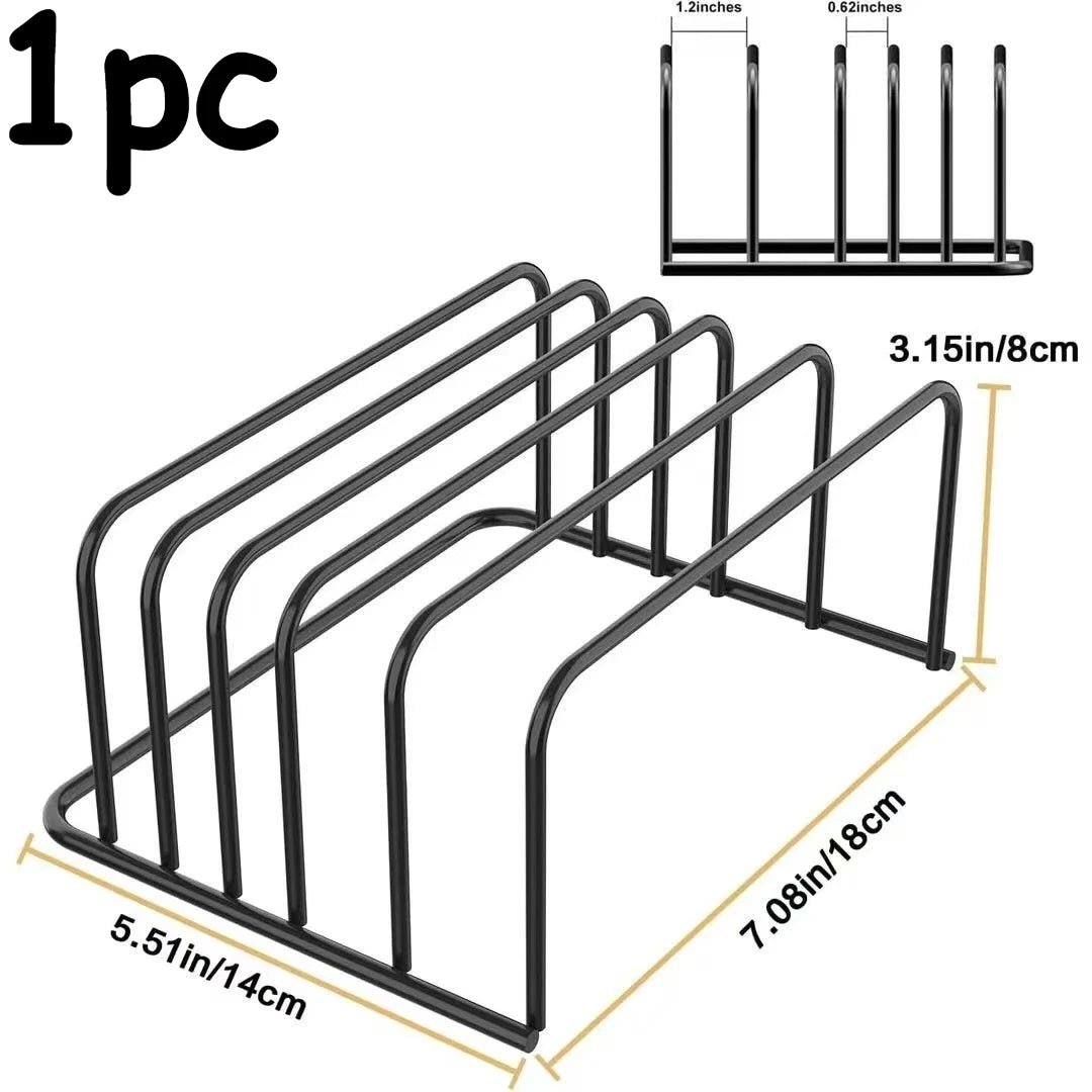 5-Tier Cutting Board Rack Carbon Steel Cutting Board