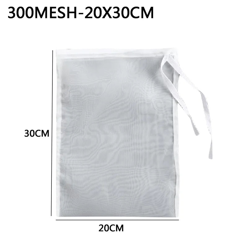 Nylon Filter Bags Vegetable Milk Strainer Sieve Drain