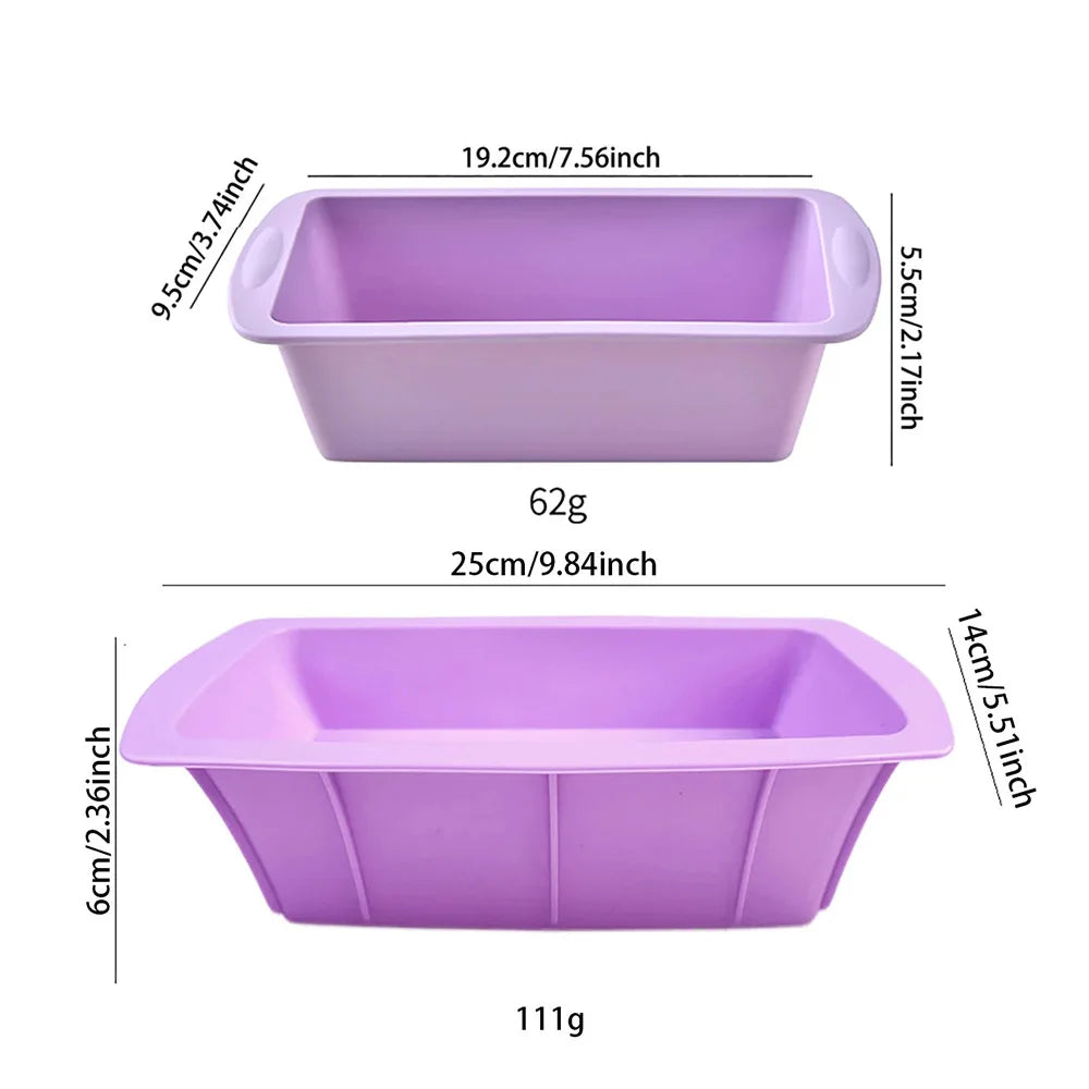 1pc Silicone Bread Loaf Pan Cake Mold Nonstick