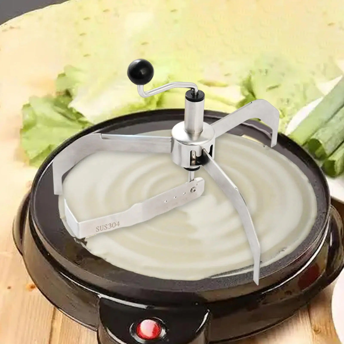 Crepe Spreader Pastry Egg Pie Making Burritos Taco
