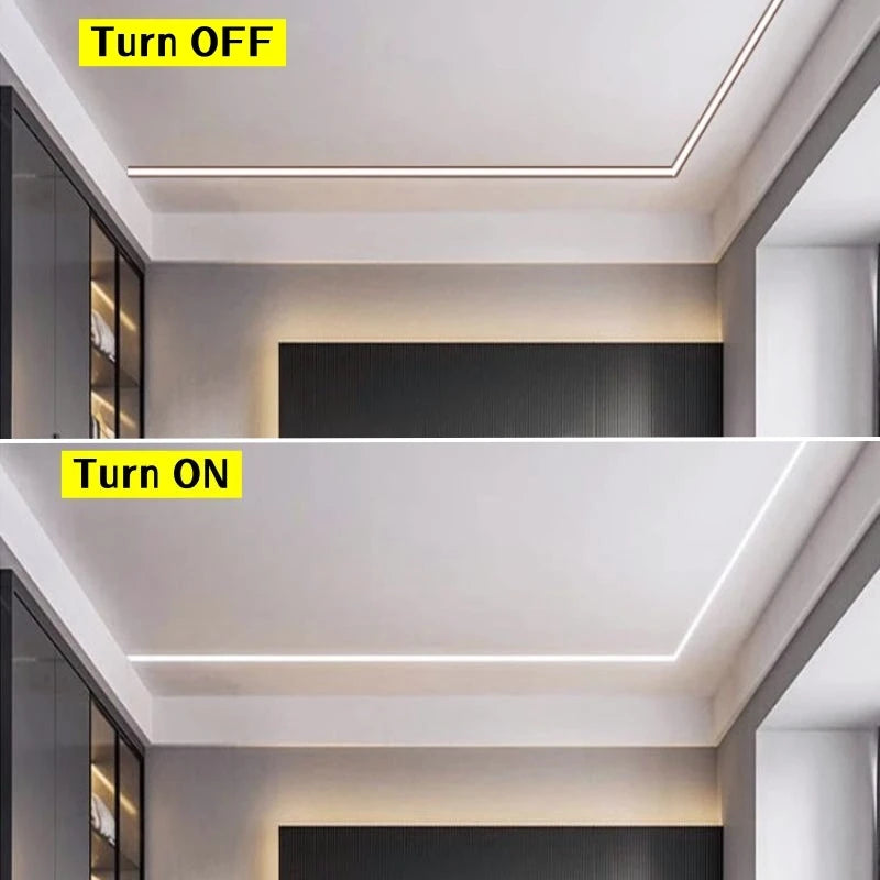 Rose Gold U/Yw Style Led Aluminum Profile 5050