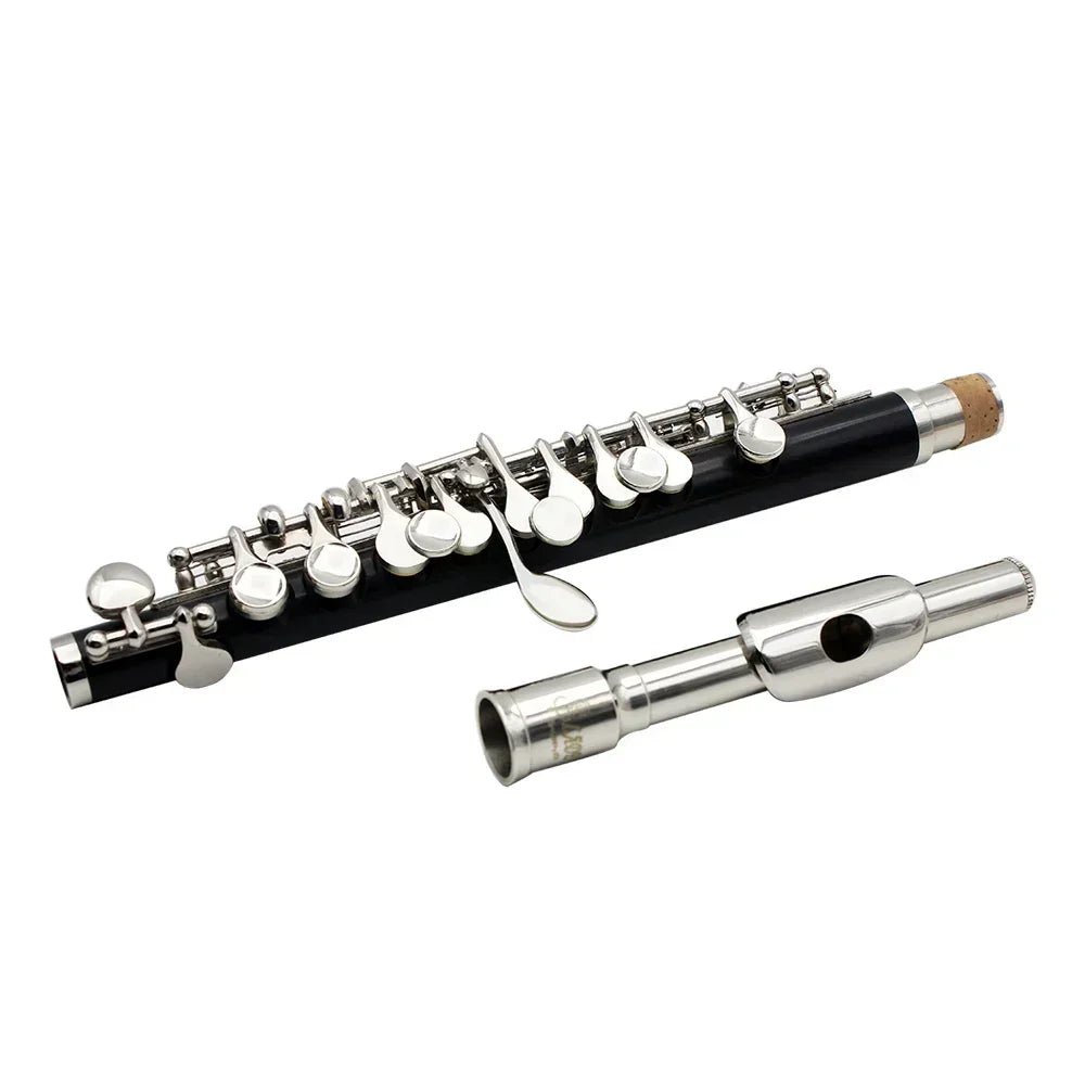 Black Silver Piccolo Professional Key Piccolo Padded Case