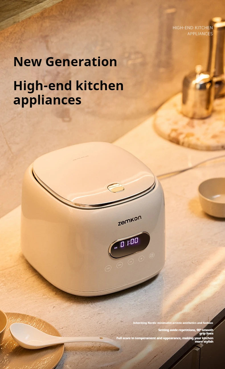 German Zemkon 5l Electric Rice Cooker Stainless Steel